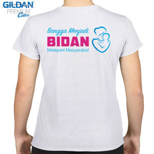 Kaos Bangga Menjadi Bidan - Kustom Nama