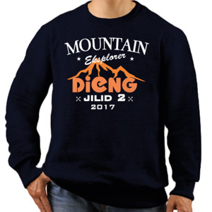 Jaket Sweater Kaos MOUNTAIN eksplorer dieng