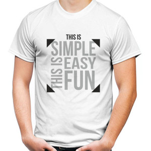Kaos Wanita This is Simple Easy Fun