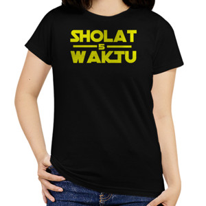 Kaos SHOLAT 5 WAKTU