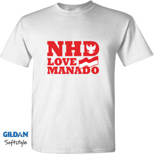 Kaos Love Manado