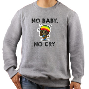Jaket Sweater no baby no cry