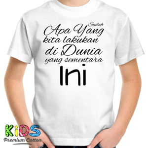 Kaos apa yang sudah kita lakukan didunia