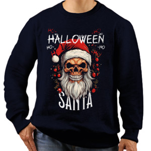 Jaket Sweater Halloween Santa