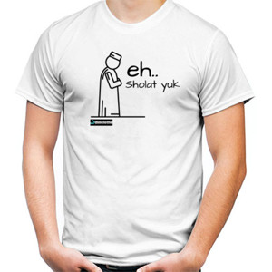 Kaos eh sholat yuk 001