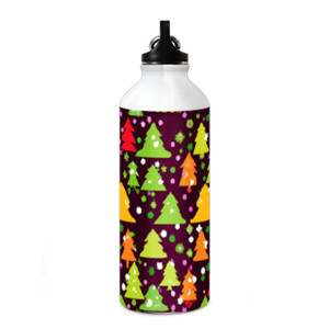 Botol Pohon natal pattern