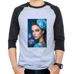 Kaos Raglan Blue Rose the Series 08