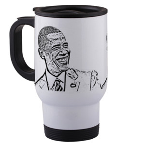 Travel Mug M0002 - Mug Obama
