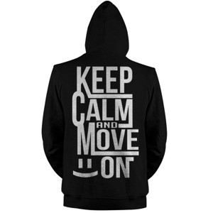 Jaket Hoodie KEEP CALM AND MOVE ON 1 backprint