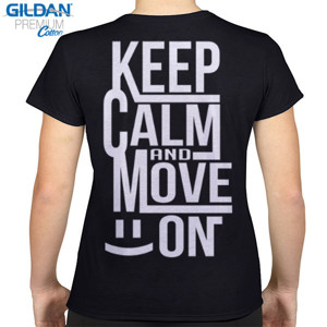 Kaos KEEP CALM AND MOVE ON 1 backprint