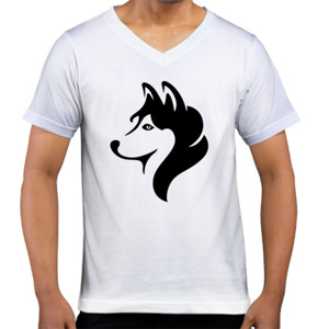 Kaos  Black Siberian Husky