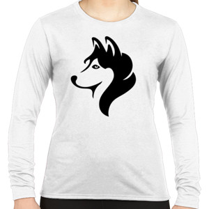 Kaos Black Siberian Husky
