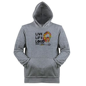 Jaket Hoodie LIVE LIFE LOUD