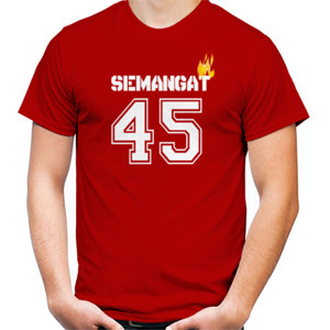 Kaos SEMANGAT 45 TULISAN PUTIH