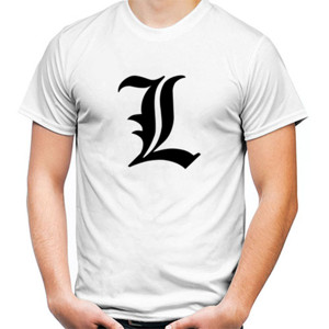 Kaos Minimalist Geek Anime Death Note L