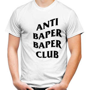 Kaos Kaos Anti Baper Baper Club 1