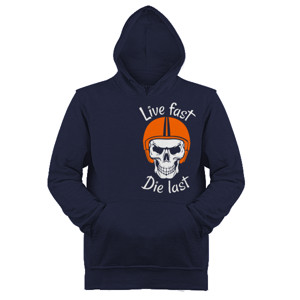 Jaket Hoodie LIVE FAST DIE LAST