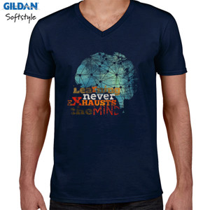 Kaos Exhausts Mind Gildan V-Neck