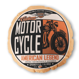 Bantal Bulat Motorcycle