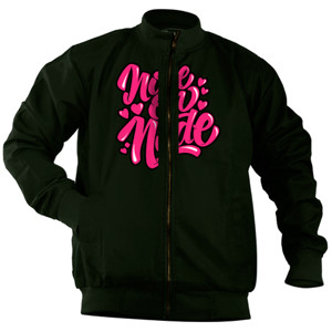 Jaket Bomber Kaos Single Happy – Move On Mode Cute Design