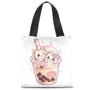 Tas Tote Fullprint CUBBY KAWAII CAT 