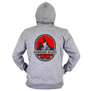 Hoodie Zipper Kaos Goweser Sejati ( Design Belakang )
