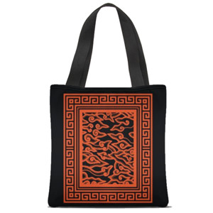 Tas Tote Fullprint BATIK 2TONE 1