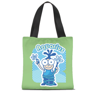Tas Tote Fullprint Zodiak Aquarius 