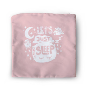 Sarung Bantal Lets Just Sleep