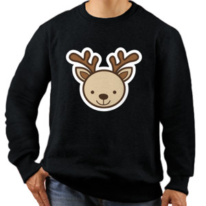 Jaket Sweater Rusa yang bahagia