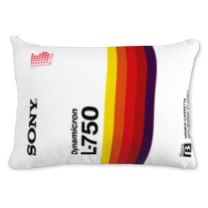 Bantal Sony Betamax Dynamicron Video Cassette L-750 W W