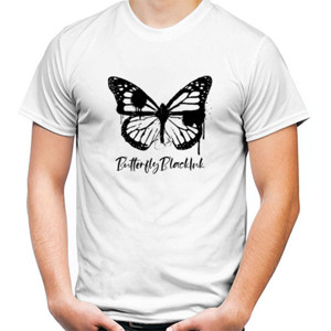 Kaos Butterfly Black Ink
