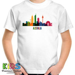 Kaos Kaos Australia Colorful (SBD6C)