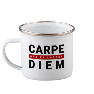 Mug Enamel CARPE DIEM