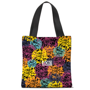 Tas Tote Fullprint bunga 2