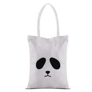 Tas Tote Tote Bag Panda Kanvas