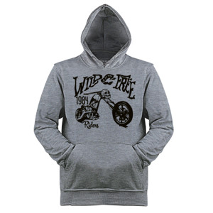 Jaket Hoodie Wild And Free - Rider 
