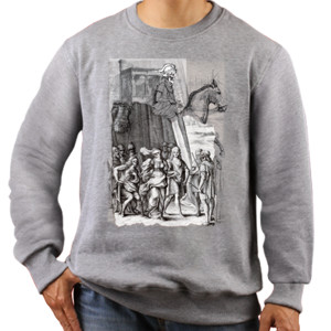 Jaket Sweater Tengkorak Berkuda