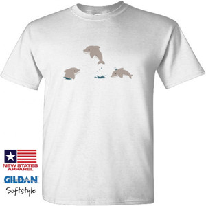 Kaos Dolphin - Kaos Pria Gildan by Co_mbro