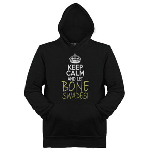 Jaket Hoodie Jaket Keep calm bone