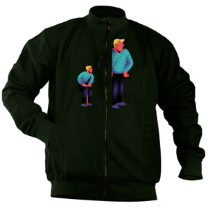 Jaket Bomber Kecil pompa besar