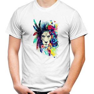 Kaos lion abstract