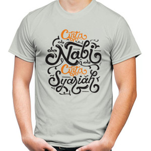 Kaos Cinta Nabi Cinta Syariah