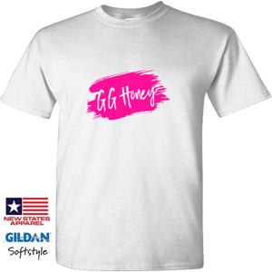 Kaos GG Honey pink logo shape #1
