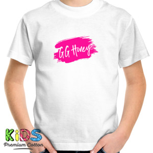 Kaos GG Honey pink logo shape #1