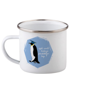 Mug Enamel Belanja Pendidikan ?