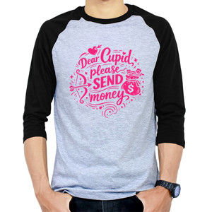 Kaos Raglan Dear Cupid