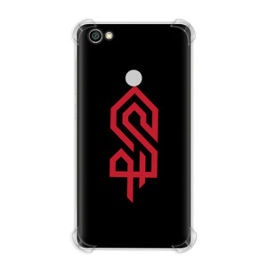 Casing HP Logo Andeska Red and Black Background 