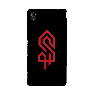 Logo Andeska Red and Black Background  Casing HP