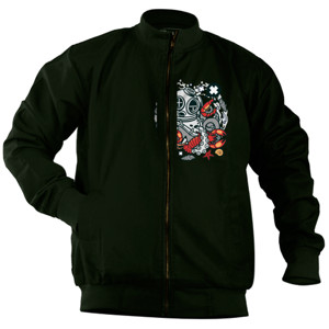 Jaket Bomber Diver Octopus